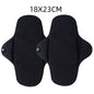 AI2 2PCS Black Pure Cotton Sanitary Pad Reusable Menstrual Pads Heavy Flow Women Menstrual Period Washable Sanitary Napkin