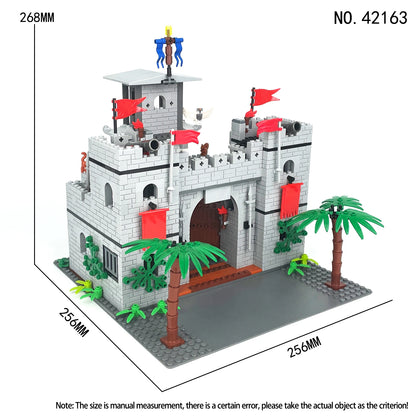Creative Castle MOC Building Blocks Set DIY Construction Model Kit Castle Assembly Educational Toy Gift for Children Boys Girls
