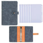 2024 Budget Binder A6 PU Leather Notebook Cash Envelopes System Set Clip-On Binder Pockets For Money Saving Bill Organizer Gifts