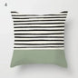 Mint Green Pillowcase Geometric Print Cushion Cover Sofa  Decorative throw pillow cushion covers40x40cm 50x50 45x45