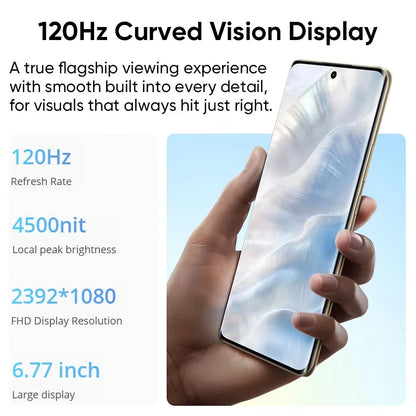 realme 14 Pro 5G European Version 50MP Sony IMX882 OIS Camera Dimensions 7300mAh Battery 120Hz Curved Vision Display IP69