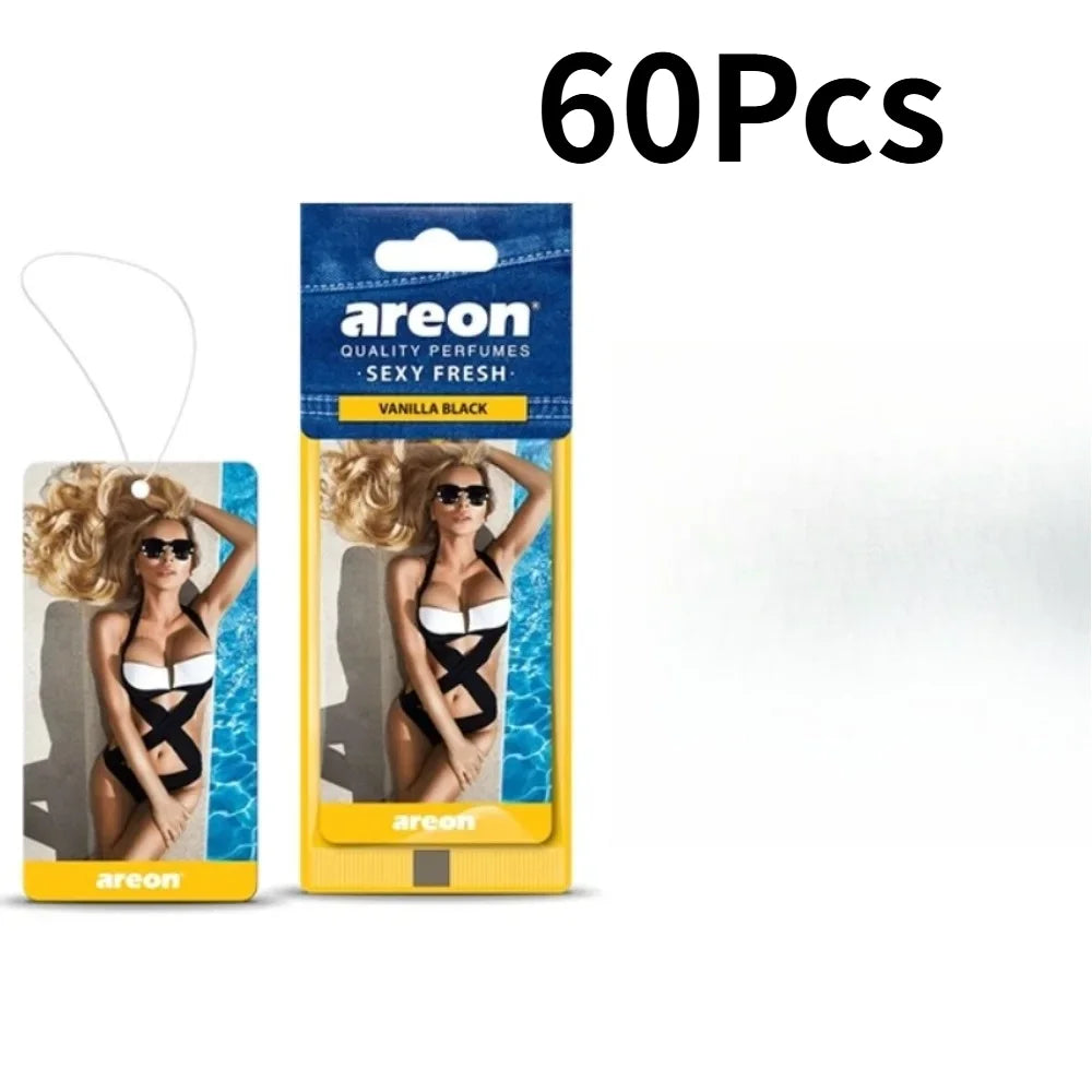Girl Poster Car Air Freshener 6 Styles 20‑120 Pack Hanging Scent Paper Cards For Auto Closet Home Decor