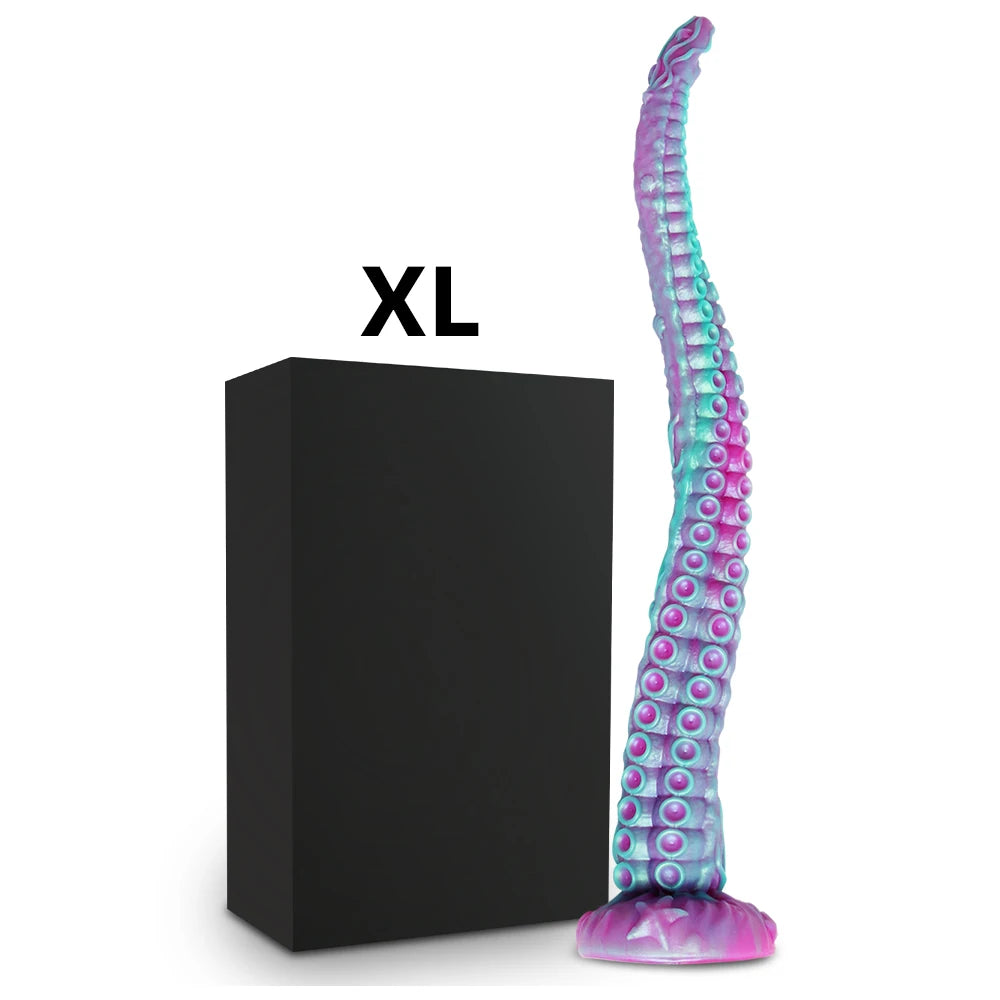 Long Anal Butt Plug Sex Toys Monster Dildo Octopus Tentacle Huge Silicone Dick Sex Adult Soft Dildo Female Masturbator