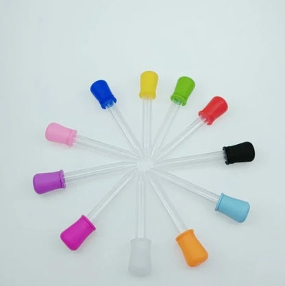 10Pcs/Set 5ml Silicone Plastic Pipette School Lab Experiment Supplies Dropper Feeding Medicine Liquid Eye Ear Pipette Dropper