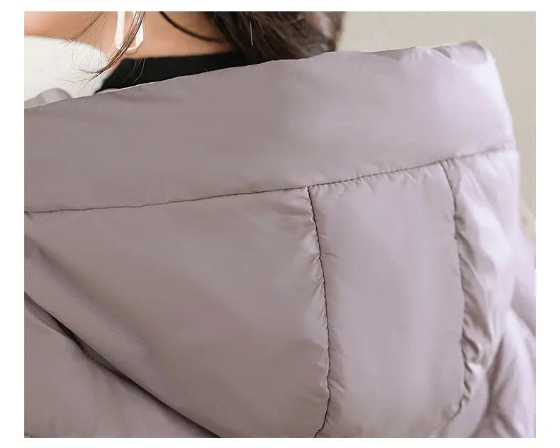 Hooded Parkas Women Winter 4XL Korean Fashion All-match Coats Thicken Keep Warm Streetwear Cold Wear Casual Female Outwear Ins
