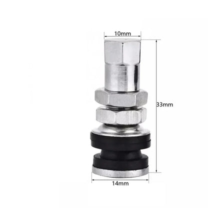 Metal Car Tubeless Vacuum Tire 2pcs Car Tubeless Tire Valve Short Stems Vacuum Tire Valve Stems For Car Hot Sale