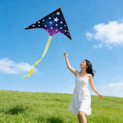 New kites flying Star kites outdoor game adults kites sports kites wheel ripstop kites string line professional wind kites Nylon