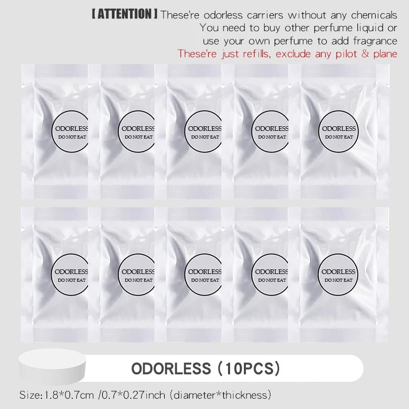 No perfume DIY fragrance Pilot dog car air freshener rotating plane ornament vent aroma diffuser decoration accessories cool fun