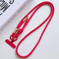 Adjustable Fashion Anti Loss Phone Lanyard 120CM Crossbody Neck Cord Wrist Strap for iPhone 17 Pro Max Case Chain Two Ring Rope