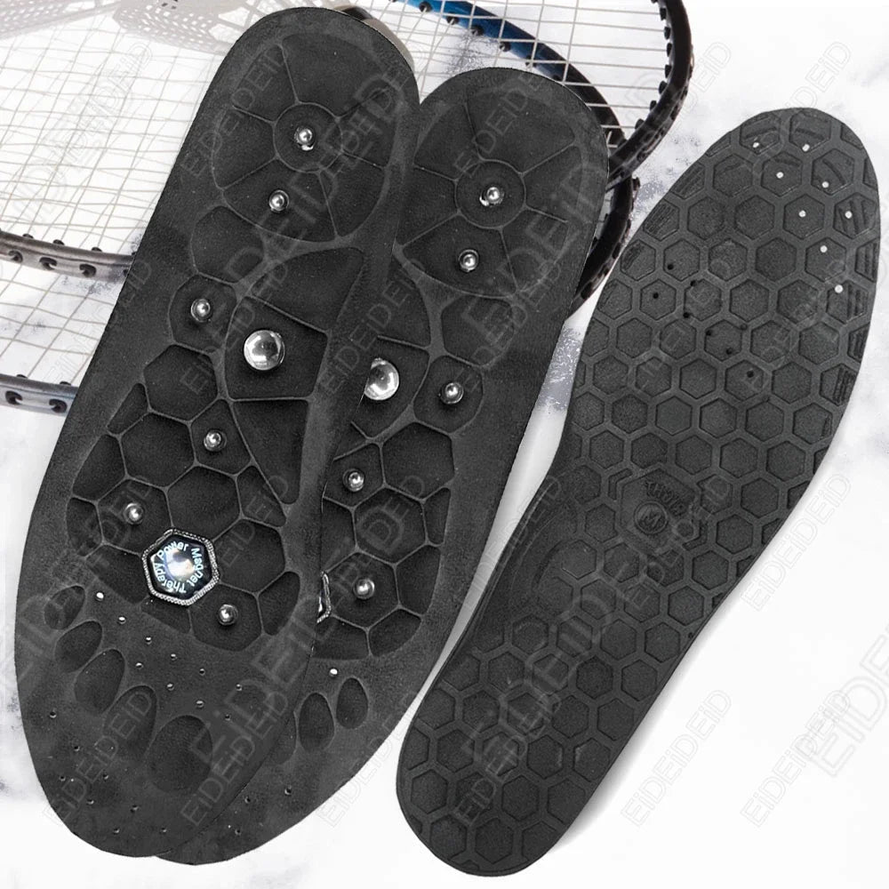 Magnetic Massage Insoles Acupressure Inserts Arch Support Orthopedic Acupressures Shoes Pads Relieve Tired for Men Women Unisex