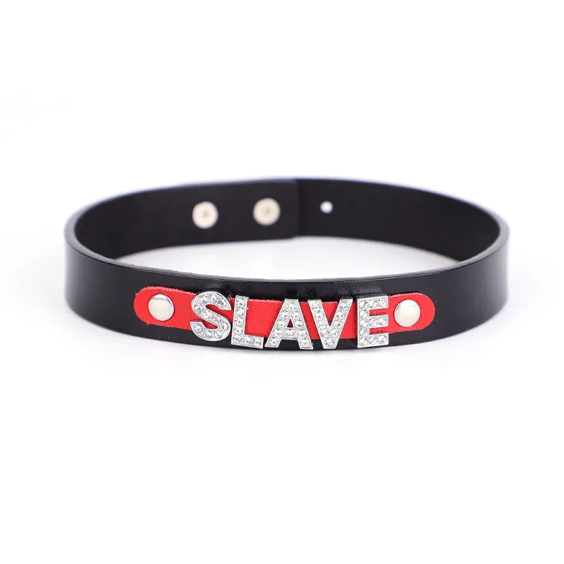 Genuine Leather Series Collar Slave Bed Neck Restraint Belt Strap BDSM Female Couple Bondage Erotic Fun Sex Toys Adult Games