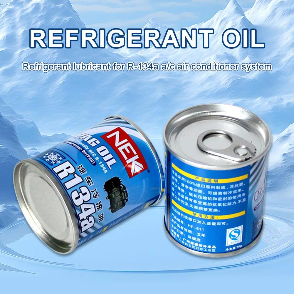 1/2/3pcs Auto R134a Refrigerant Oil Compressor Oil Automotive A/C AC Air Conditioning System Refrigerant For Car Truck Accessory