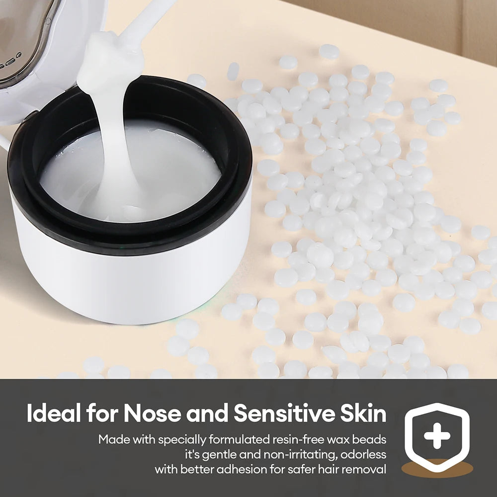40g Mini Silicone Bowl Wax Heater Waxing Kit Hair Removal Wax-melt Machine Wax Bean Depilatory Wax Warmer Wax Heating Pot Melter