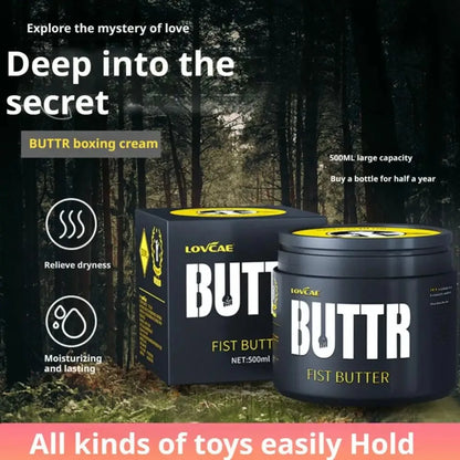 500ml Personal Lubricant for Fisting and Anal Play Thick Long Lasting Rear Entry Gel Water Based Lubricant for Men Women Couples