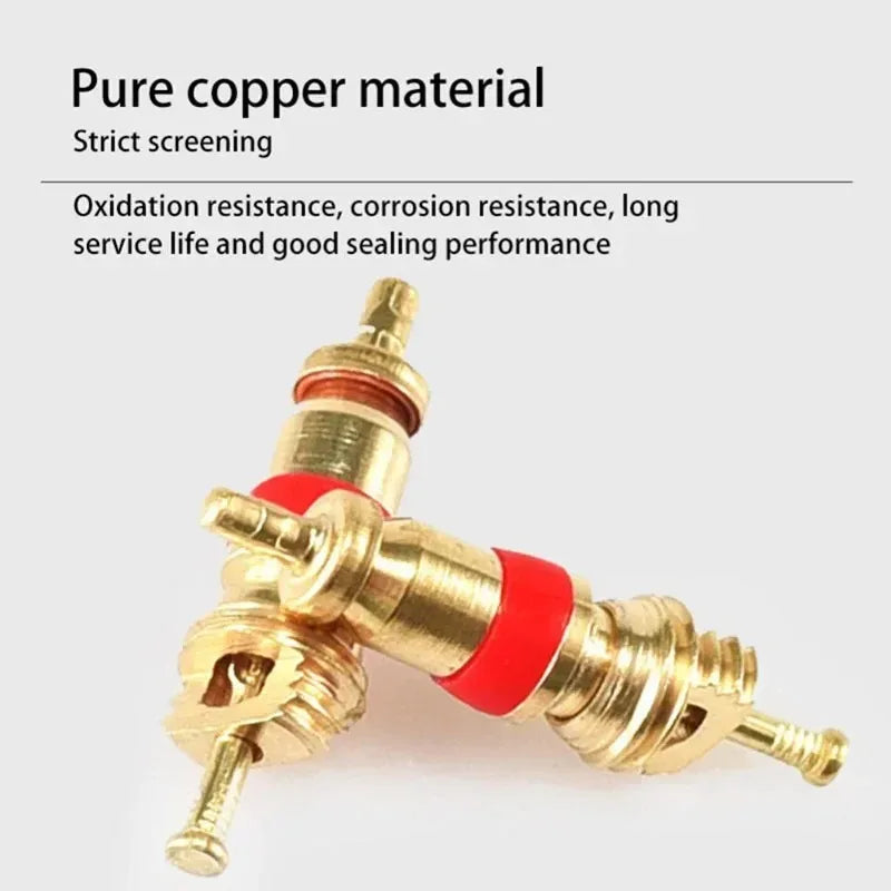 1set Tire Valve Core Screwdriver Tool Multifunctional Tire Valve Stem Tool Standard & Large Bore Tyre Nipple Core Removal Inser