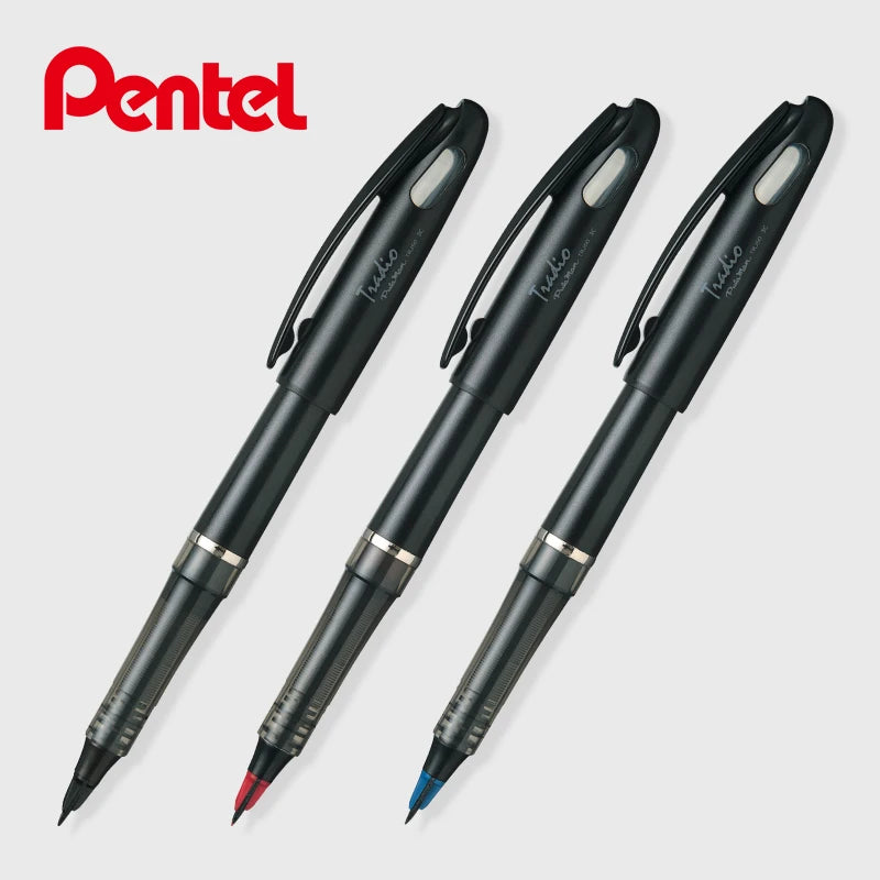 1PC Pentel TRJ50 Tradio Stylo Fountain Pen Flexible Nib Creates A Variety of Line Width From Thick To Thin for Sketch Drawing