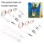8PCS Induction Coil Kit White For Induction Heater Heater Mini Ductor