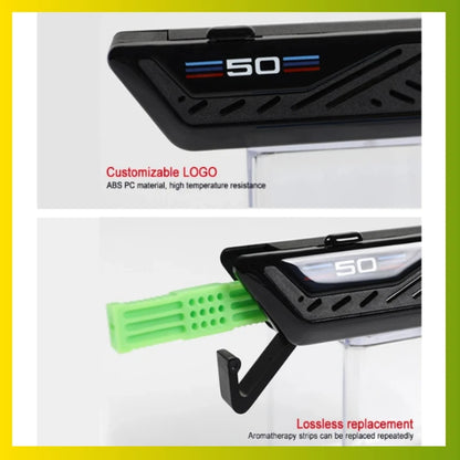 For BMW F30 F10 Car Air Freshener Blade Shape Vent Perfume Diffuser Universal Fragrance Holder With Refill Strips