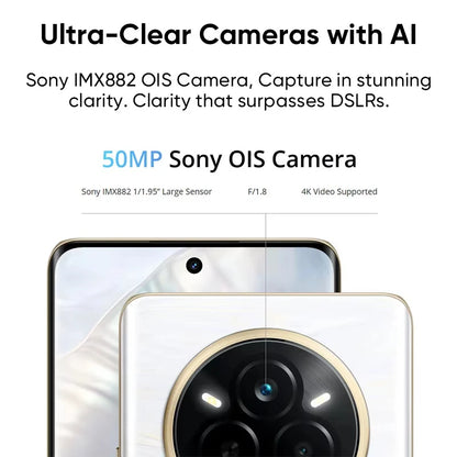 realme 14 Pro 5G European Version 50MP Sony IMX882 OIS Camera Dimensions 7300mAh Battery 120Hz Curved Vision Display IP69