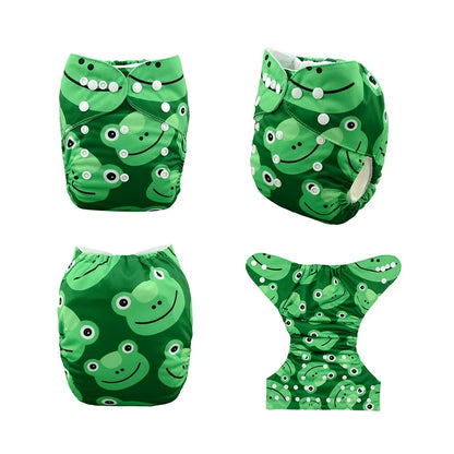 U Pick ALVABABY Digital Position Cloth Diapers Baby Reusable Modern Cloth Nappy for Baby with 1pc Microfiber Insert
