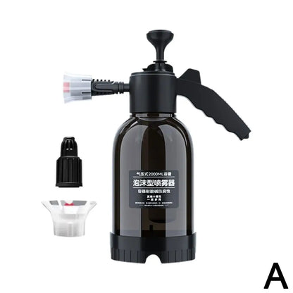 Foam Spray Sprayer Car Wash With Bottle Gun Manual Pressure Water Jet home Shampoo foam Snow watering can hand-pressed car 2L