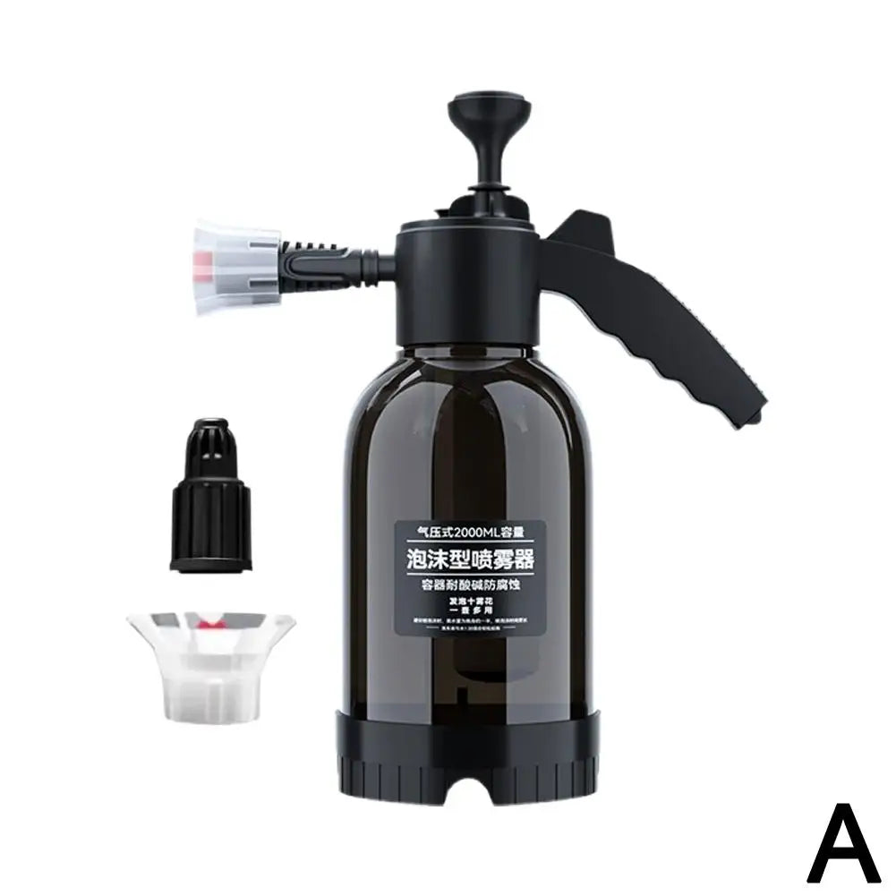 Foam Spray Sprayer Car Wash With Bottle Gun Manual Pressure Water Jet home Shampoo foam Snow watering can hand-pressed car 2L