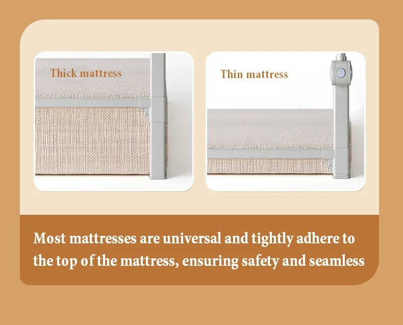 Baby Bed Rail Guardrail Safety Barrier Sleeping Prevent Falling Railings for Babies Crib Toddler Side Protective