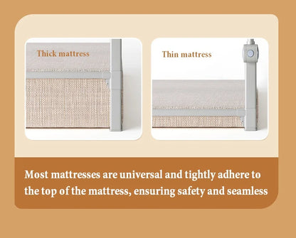 Baby Bed Rail Guardrail Safety Barrier Sleeping Prevent Falling Railings for Babies Crib Toddler Side Protective