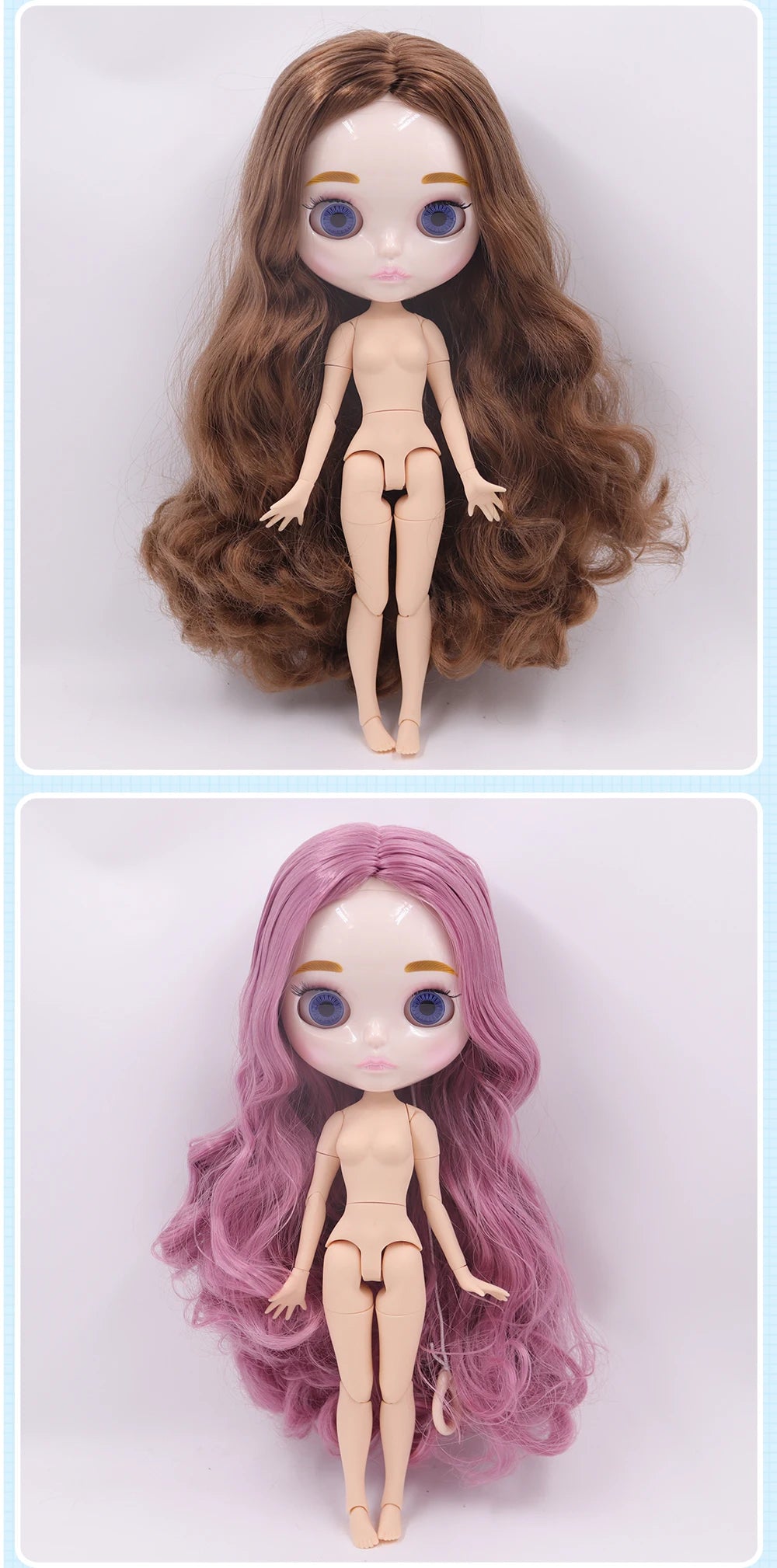 ICY DBS Blyth Doll 1/6 Joint Body 30CM BJD toys Natural shiny face with extra hands AB DIY Fashion Dolls girl gift