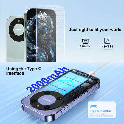 SERVO KING9000 4G LTE Mini Smartphone Android 16GB ROM Dual SIM Face Unlock Camera WiFi Play Store 3.0" Pocket Small Cellphone