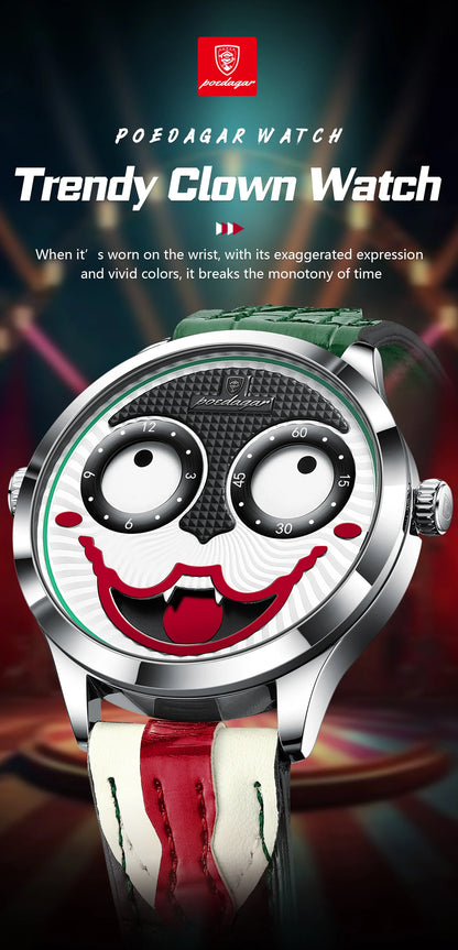 POEDAGAR Top Original Watch For Man Luxury High Quality Waterproof Man Wristwatch Quartz Leather Men's Sports Watches Male Reloj