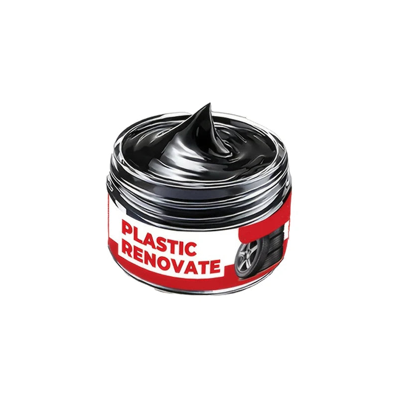 Car Interior Scratch Repair Paste Tire Shine Restoration of Black Interior and Dashboard Plastic Surfaces