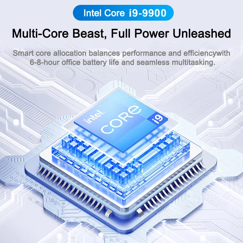 HOT LENO 15.6" Laptop Windows 11 32GB 2TB Intel Core i9 9900 1920*1080 HD Gaming Computer PC Gamer office Ultra Slim Notebook