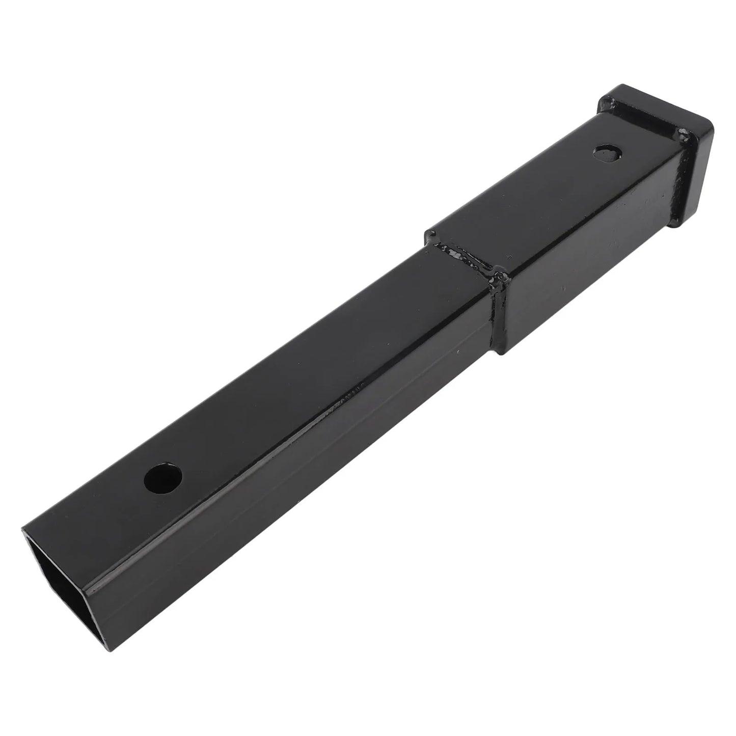 12 Inch Trailer Hitch Receiver Extender Black 5000 Lbs Towing Reliable Hitch Extension For 2 Inch Receiver Tube Tow Bar Shank