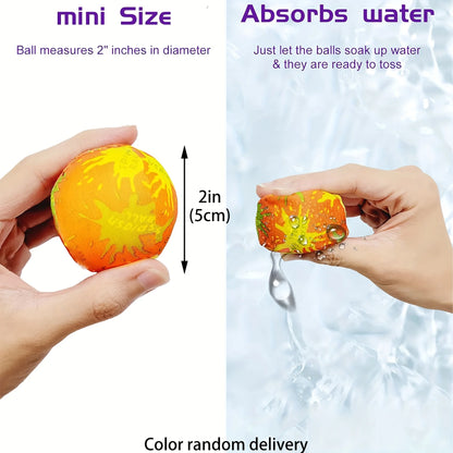 20pcs Dog Toys, Swimming Pool Splash Balls, Reusable Water Cloth Balls, Absorbent Bubble Balls, Summer Beach Parties