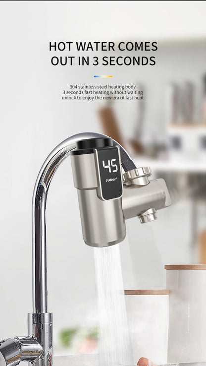 Fudeer Electric Water Heater Kitchen Faucet Conector Instant Hot Water Tap Adapter 220V  Water Heater Bathroom Accessories