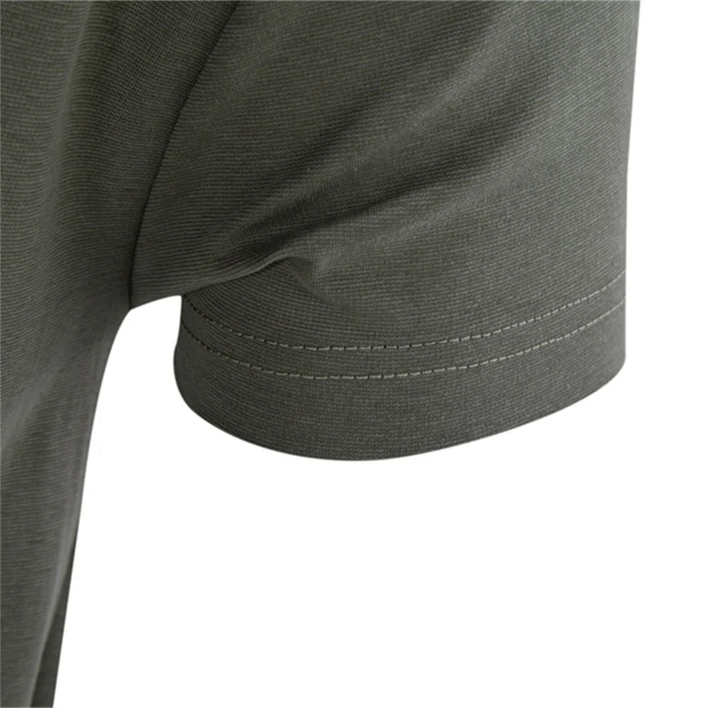 AIOPESON Men's Cotton O-Neck T-Shirt Soft Touch Comfortable Solid Color 8 Options Breathable Lightweight Casual Daily Tee