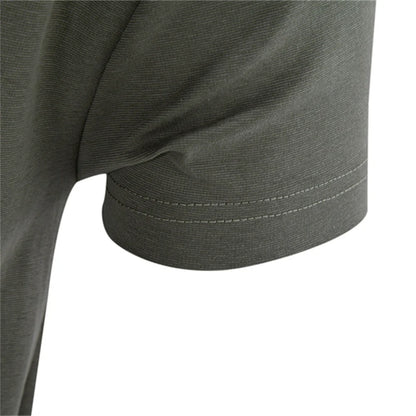 AIOPESON Men's Cotton O-Neck T-Shirt Soft Touch Comfortable Solid Color 8 Options Breathable Lightweight Casual Daily Tee