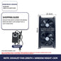 Window Exhaust Fan Silent Exhaust Machine Fresh Air Fan Efficient Kitchen Ventilation System Abluftventilator Für Küche