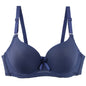 2025 New Sexy Bow Sweat Absorption Bras Solid Smooth 34/75 36/80 38/85 40/90 42/95 44/100 ABC Cup Underwear Pus Up Lingerie