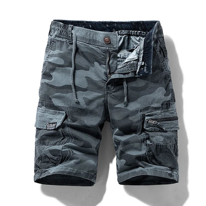 New Summer Men Cotton Cargo Camouflage Shorts Men Clothing Casual Breeche Bermuda Beach Jogger Shorts Male Hot Dropshipping