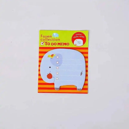 1 Pcs Sticker Cute Kawaii Animal Sticky Notes Notepad Memo Pads Office School Supply Stationery Panda Cat Hare Bookmark Post