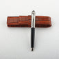 Luxury Big Barrel Rollerball Pen with Silver Clip Smooth Writing for Business Gift (Blue Ink) PK Jinhao 159