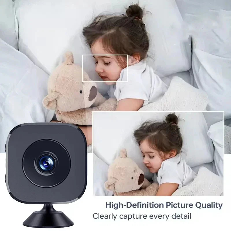New Mini 6K WiFi Security Camera Full HD Surveillance Cam Two-way Audio Motion Detection Infrared Night Vision Home Monitor