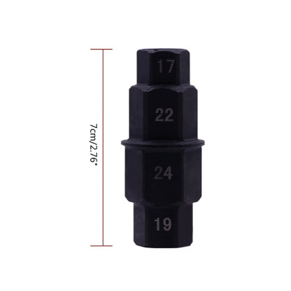 652F 17mm 19mm 22mm 24mm Motorcycle Front Spindle Allens Key Socket Tool