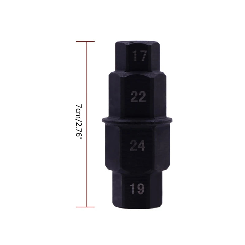 652F 17mm 19mm 22mm 24mm Motorcycle Front Spindle Allens Key Socket Tool