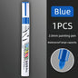 Car Paint Scratches Repair Brush Pen Waterproof Water Paint Marker Pen Car Tire Tread Care Automotive Black White Red Silver