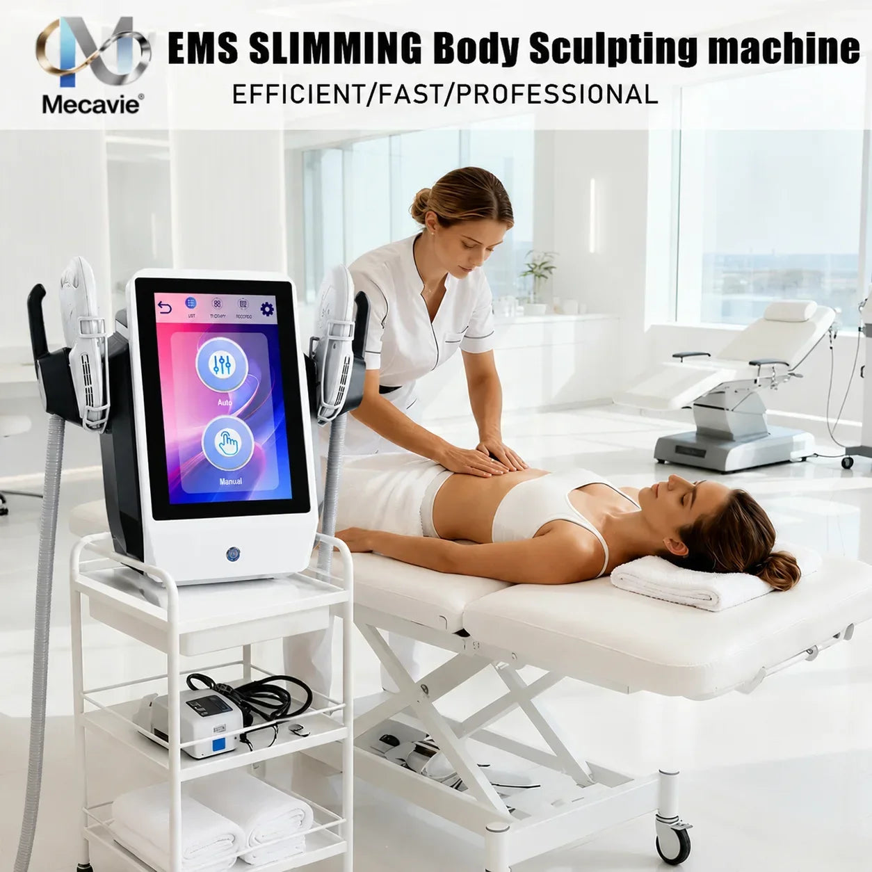 Non-invasive EMS Buttock Massage Professional 6500W 15TRF Body Shaping Machine Muscle Toning Fat Reduction Device Abdomen Thighs