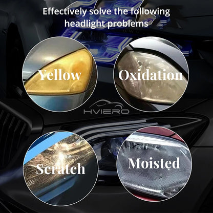 Car Headlight Scratch Repair fog Remover 10/30/50ml Light Cleaner Automotive Restoration Kit Polishing Cleaning Maintenance tool