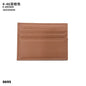 Custom Company Logo Cowhide Card Holder Woman Man Fashion Slim Mini Card Bag Genuine Leather Engrave Name Luxury Casual Purse